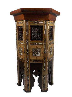 Moroccan Ornamented Mother of Pearl table